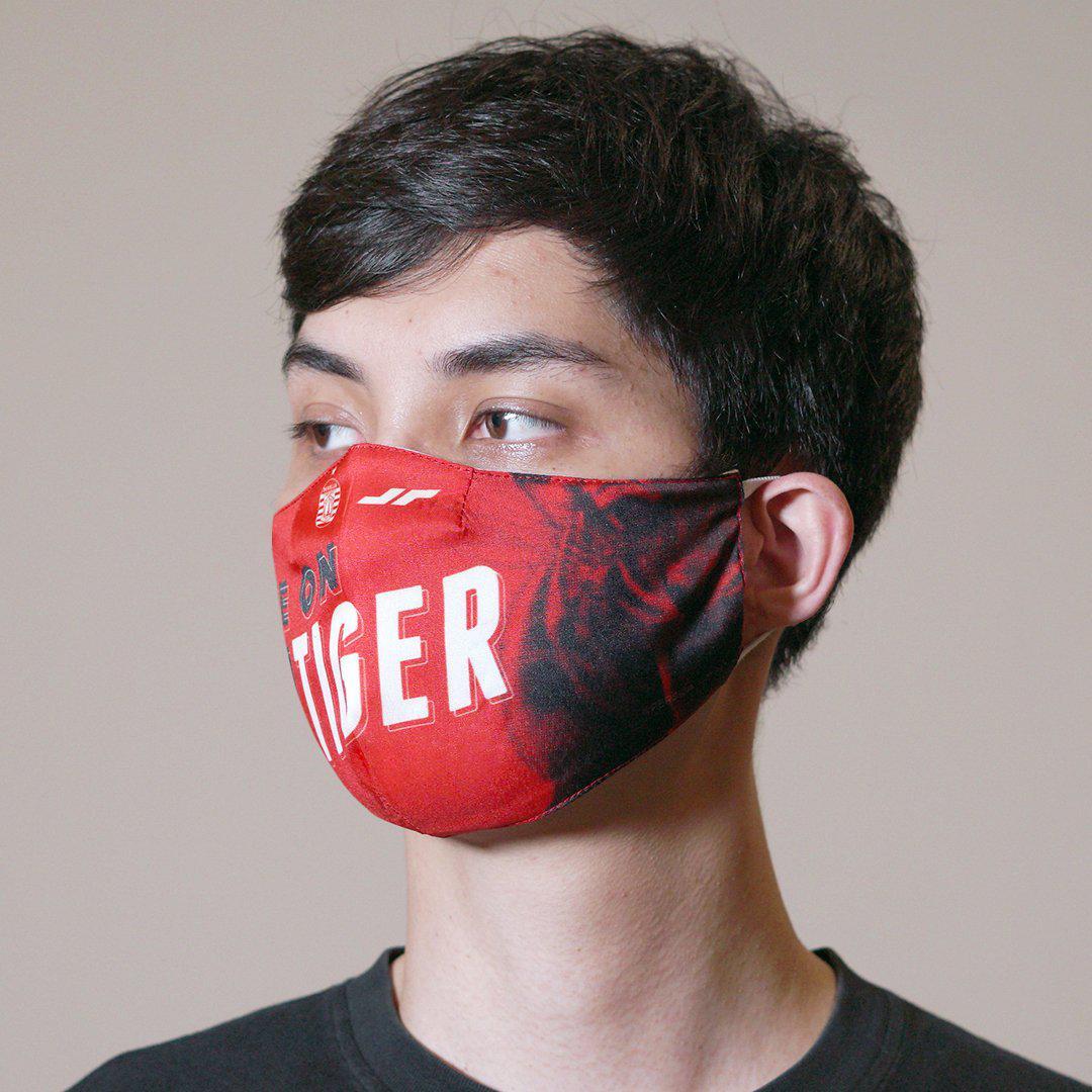Juaraga Persija Masker Print - Edisi Macan - Merah juaraga.id