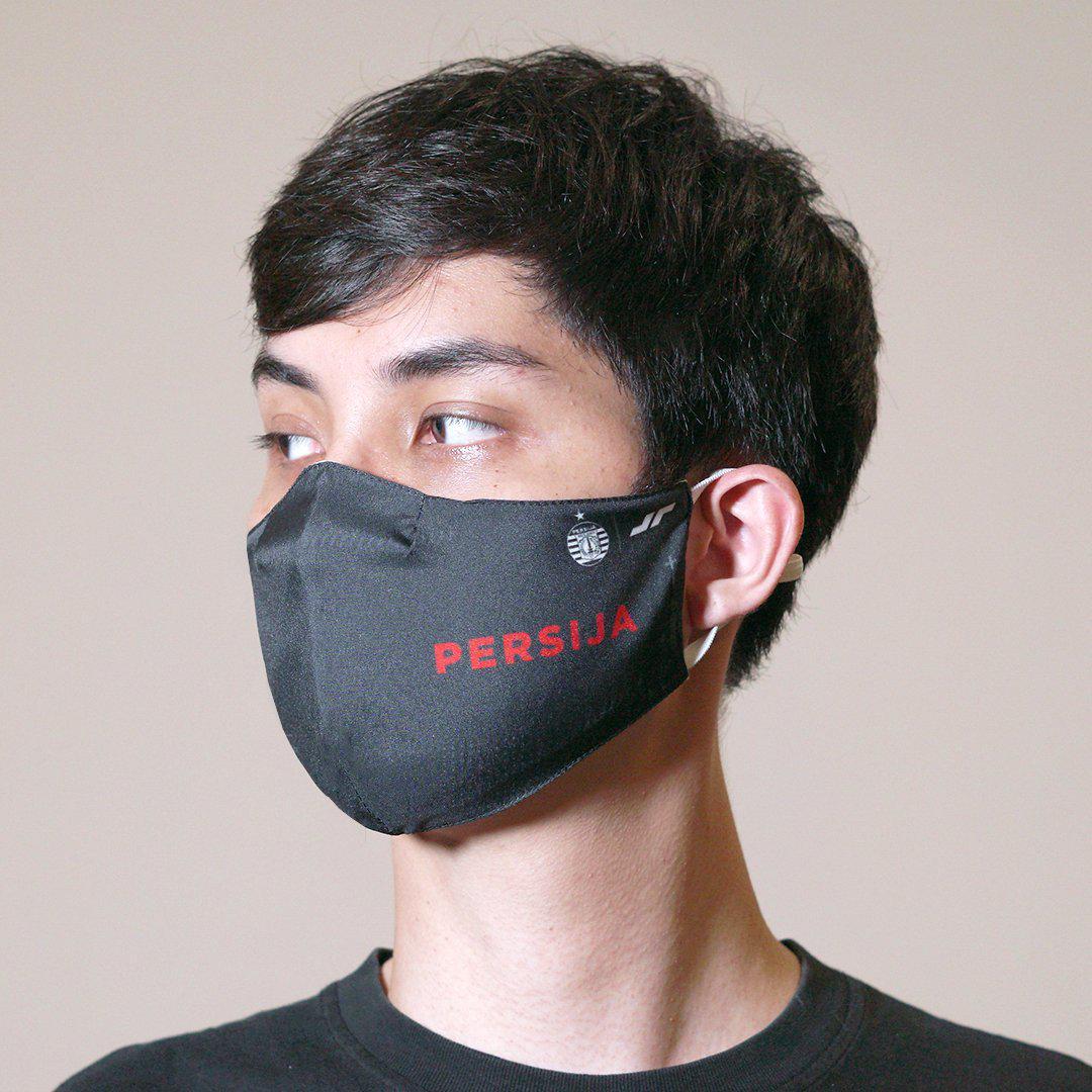 Juaraga Persija Masker Print - Hitam juaraga.id