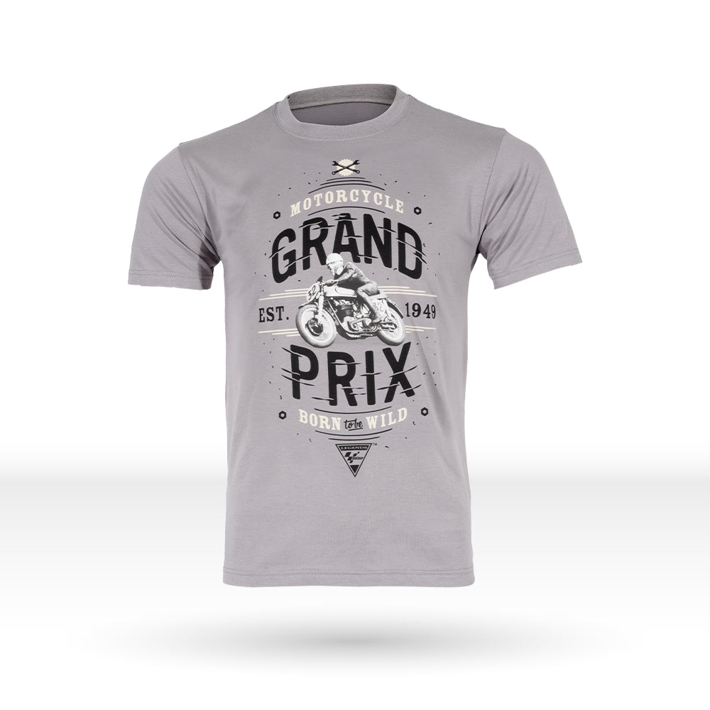 Juaraga MotoGP T-Shirt - Born Wild - Abu juaraga.id