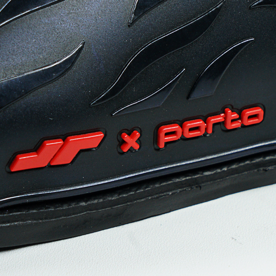 Juaraga Sandal Porto X Persija Slipper Merah - Hitam juaraga.id