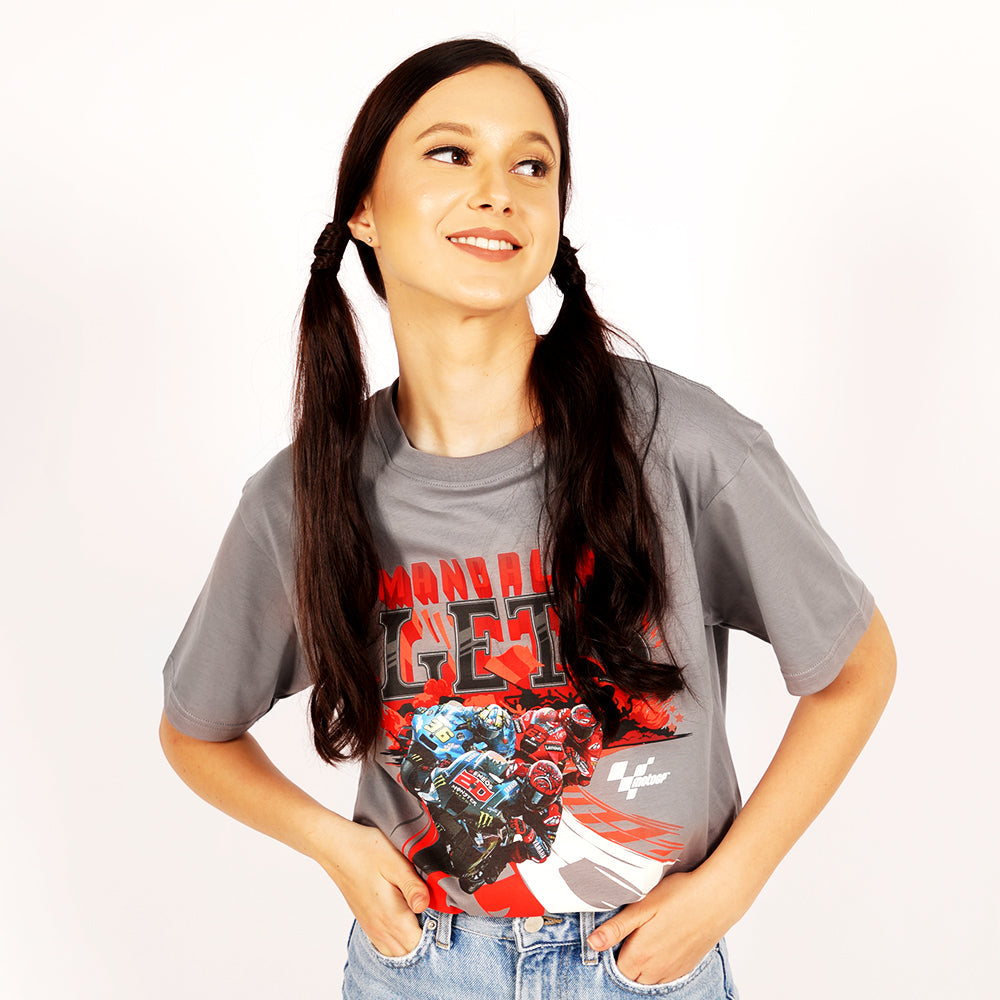 Juaraga MotoGP T-Shirt - Mandalika Let's Go ! - Abu juaraga.id