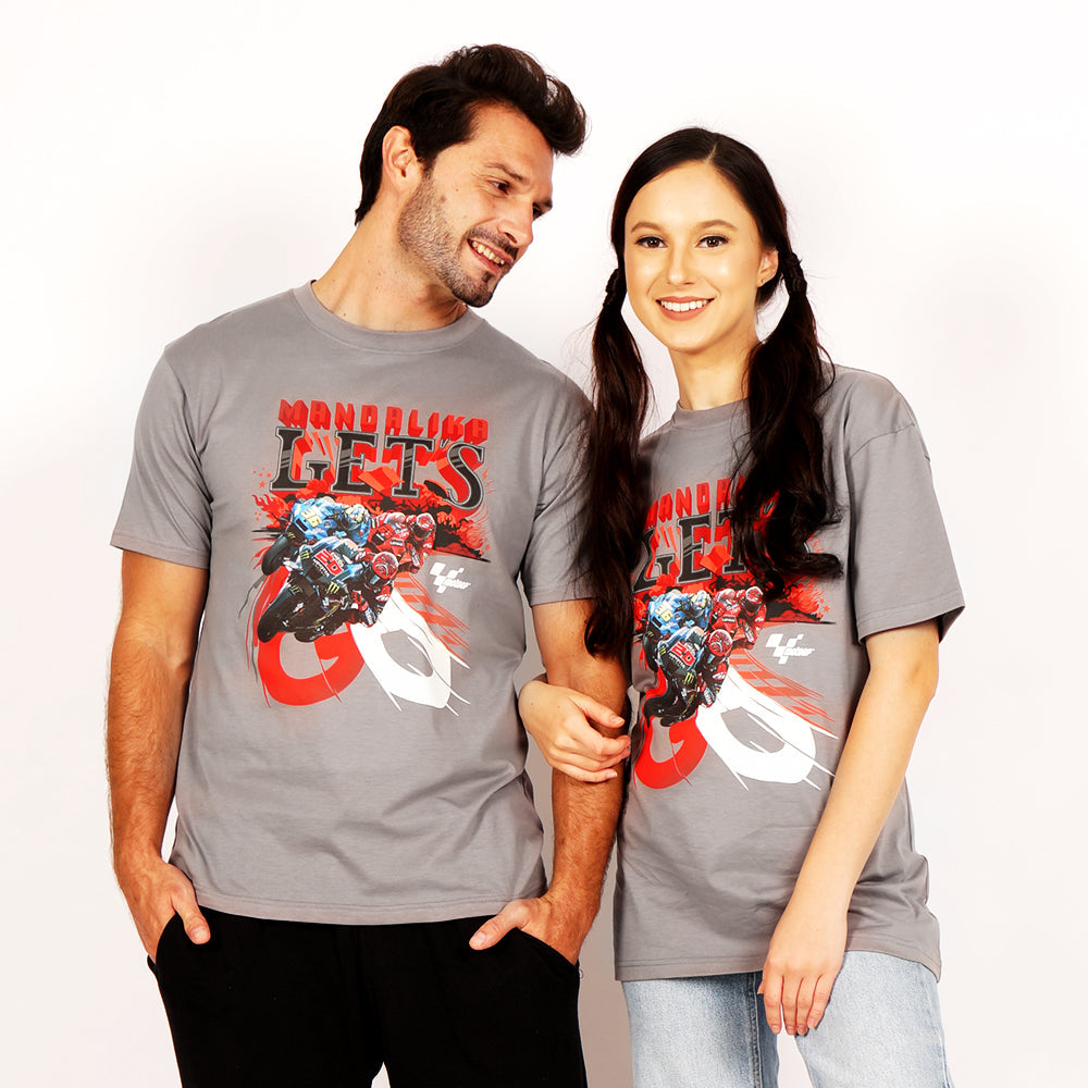Juaraga MotoGP T-Shirt - Mandalika Let's Go ! - Abu juaraga.id