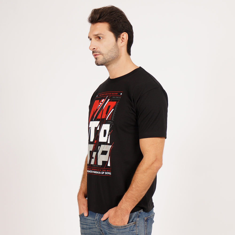 Juaraga MotoGP T-Shirt - Exciting Racing - Hitam juaraga.id