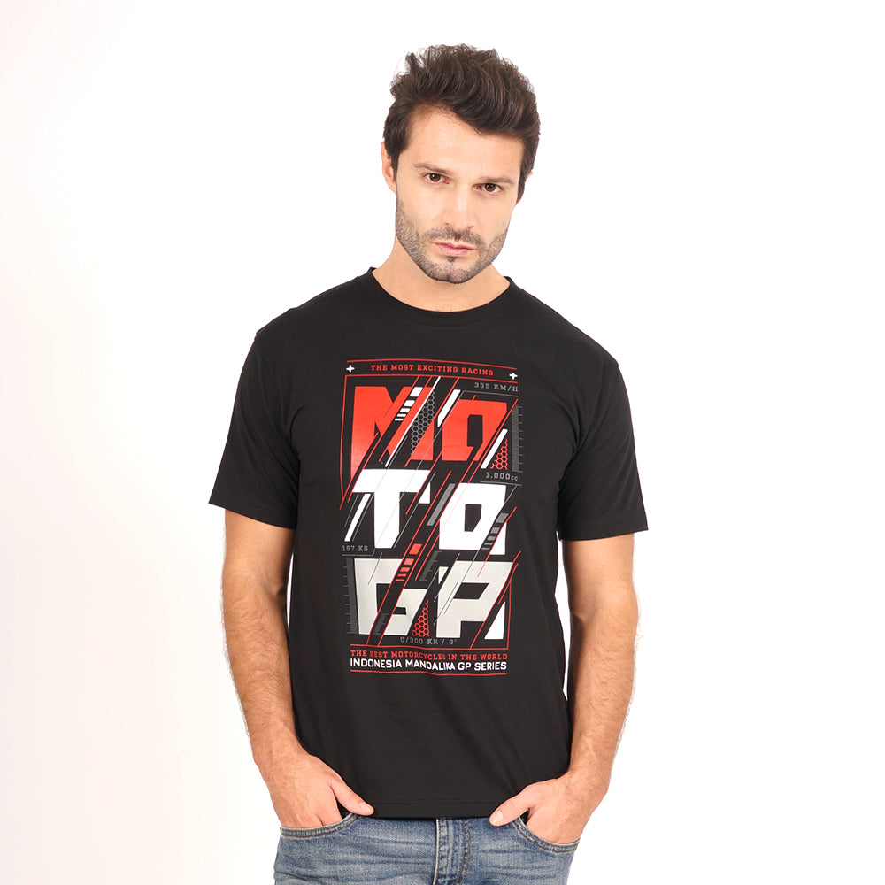 Juaraga MotoGP T-Shirt - Exciting Racing - Hitam juaraga.id