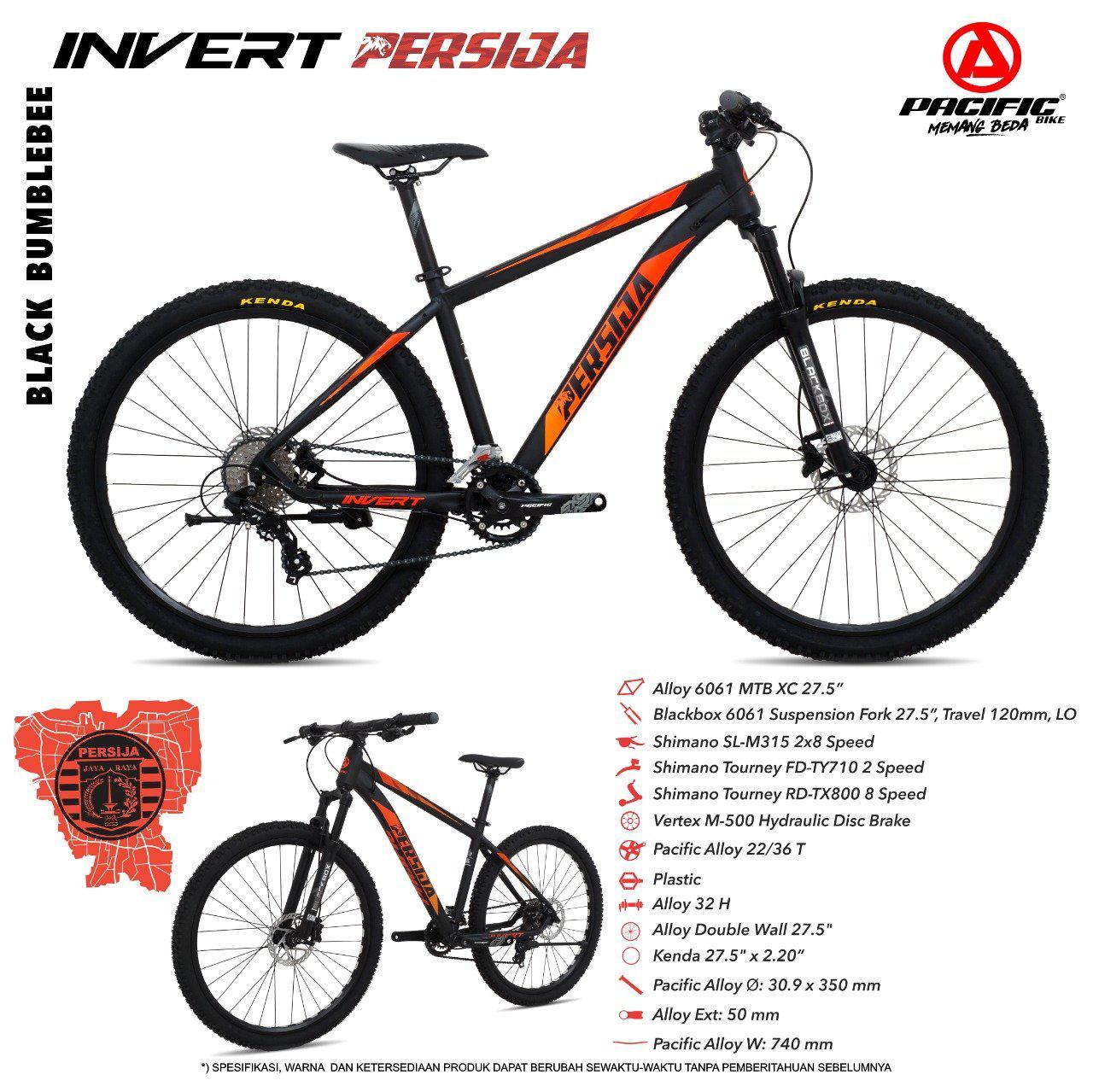 Sepeda Black Bumble Bee | Invert Persija (MTB) juaraga.id
