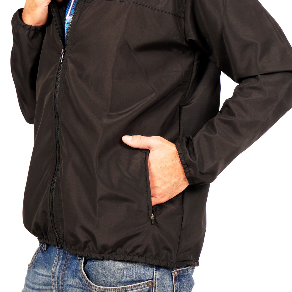 Juaraga Wind Breaker Jaket Circuit MotoGP X Juara - Hitam juaraga.id
