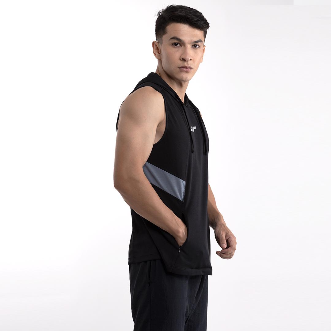 Juaraga Jersey Hoodie Sport - Pria JR Empower - Hitam