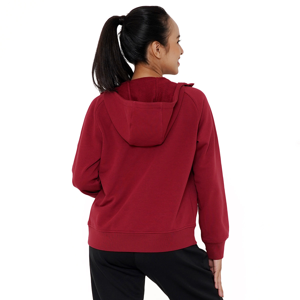Juaraga Jaket Casual - Wanita JR Stylish - Merah Maroon