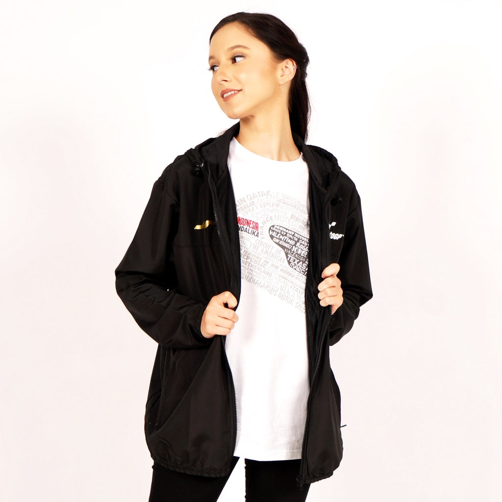 Juaraga Wind Breaker Jaket Circuit MotoGP X Juara - Hitam juaraga.id