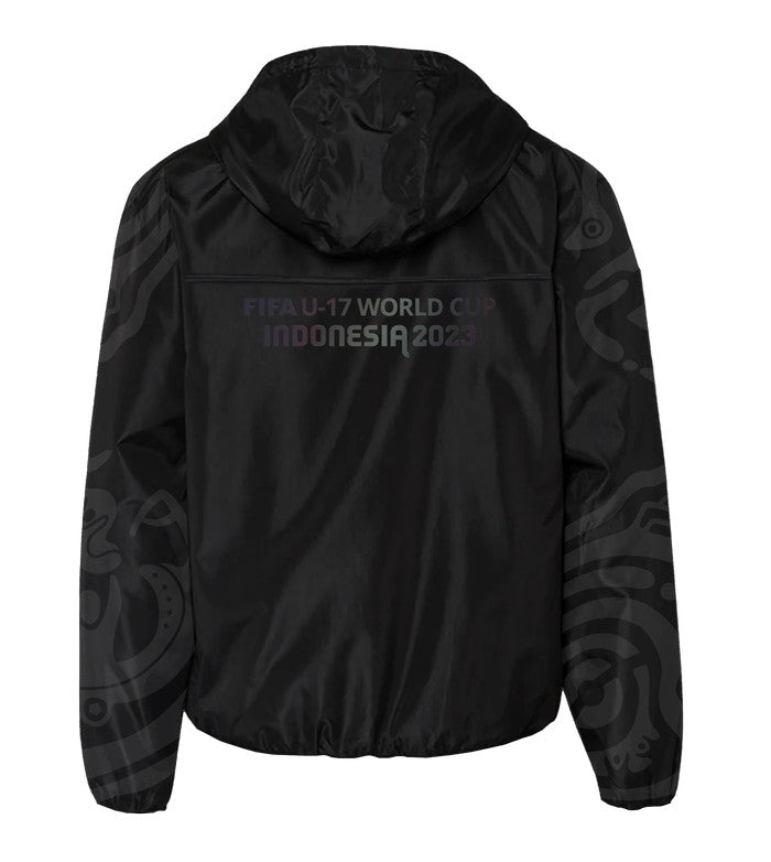Juaraga FIFA U-17 World Cup Jaket Windbreaker - Pria Score - Hitam