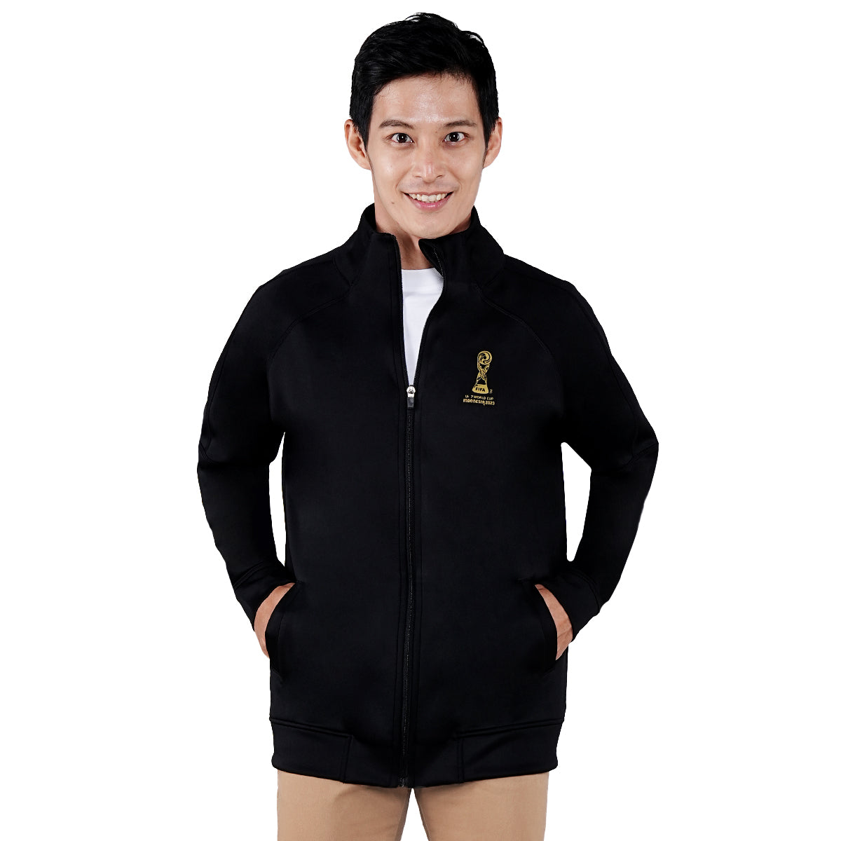 Juaraga FIFA U-17 World Cup Jaket Zipper - Pria Ace - Hitam + BOX