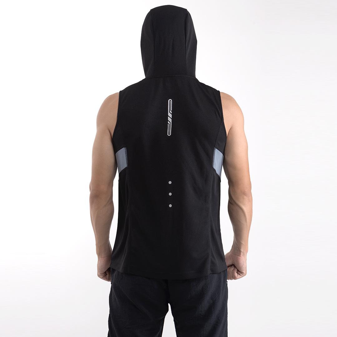 Juaraga Jersey Hoodie Sport - Pria JR Empower - Hitam