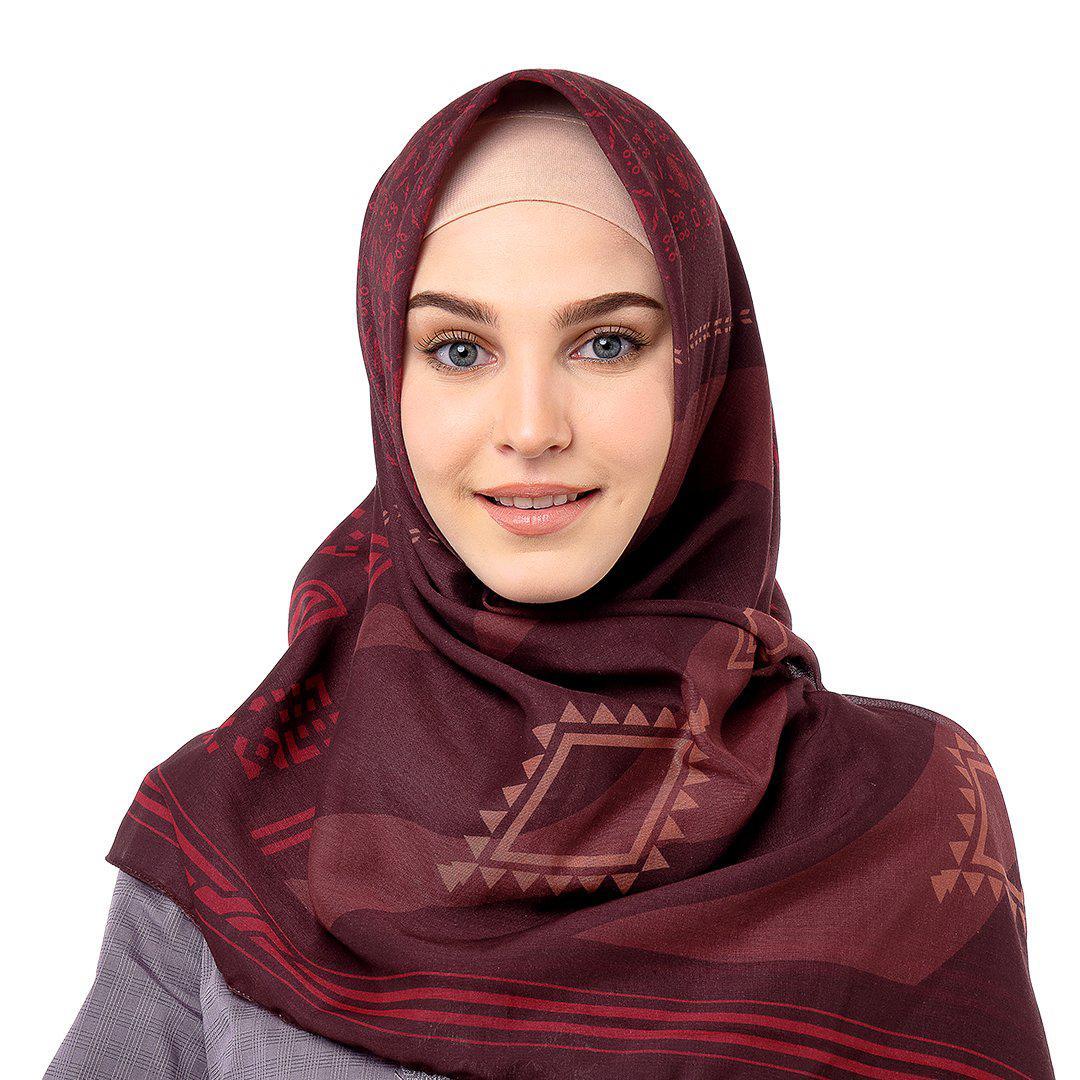 Juaraga Persija Scarf 115x115 cm - Edisi Lebaran 2021 - Merah Maroon juaraga.id