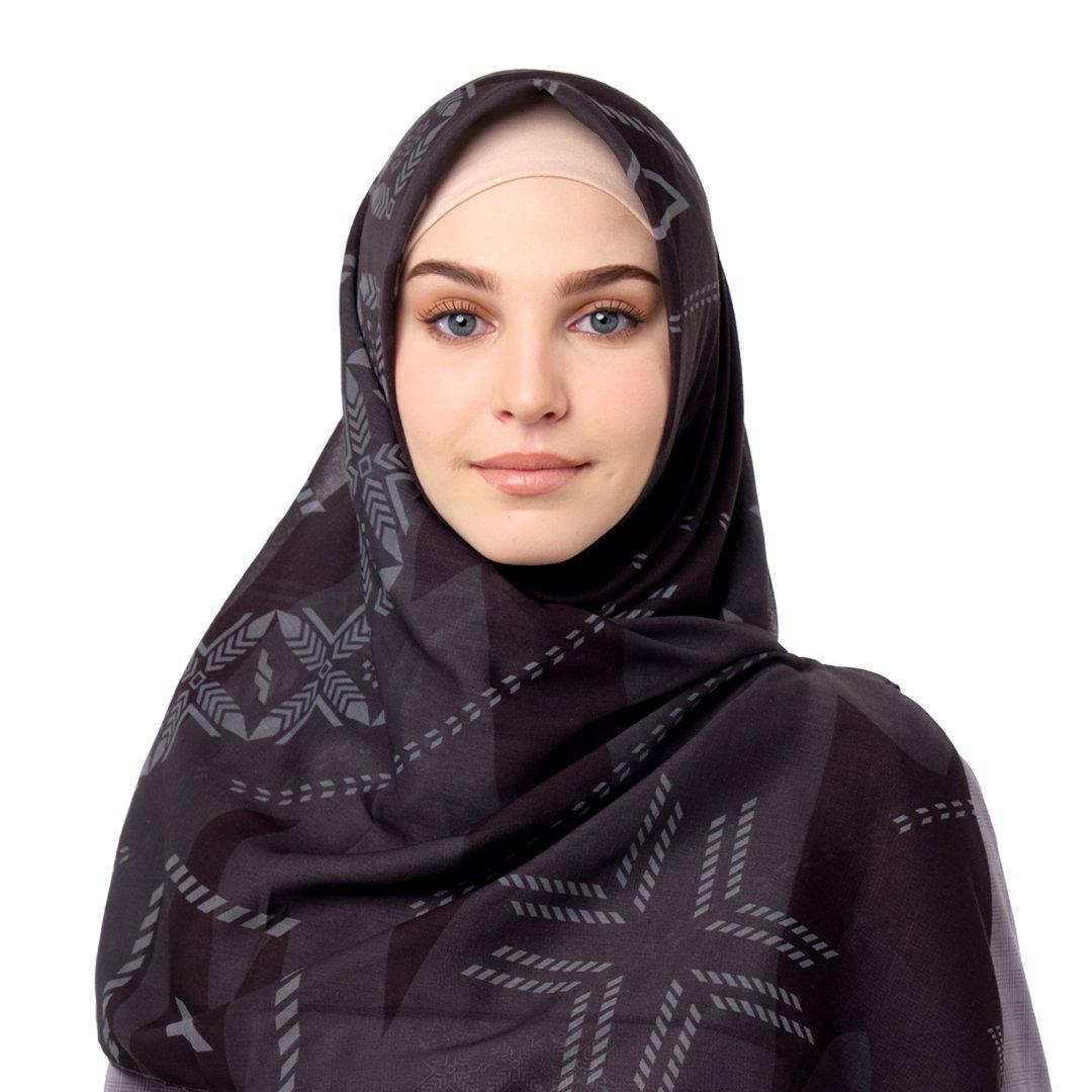 Juaraga Persija Scarf 115x115 cm - Edisi Lebaran 2021 - Hitam juaraga.id