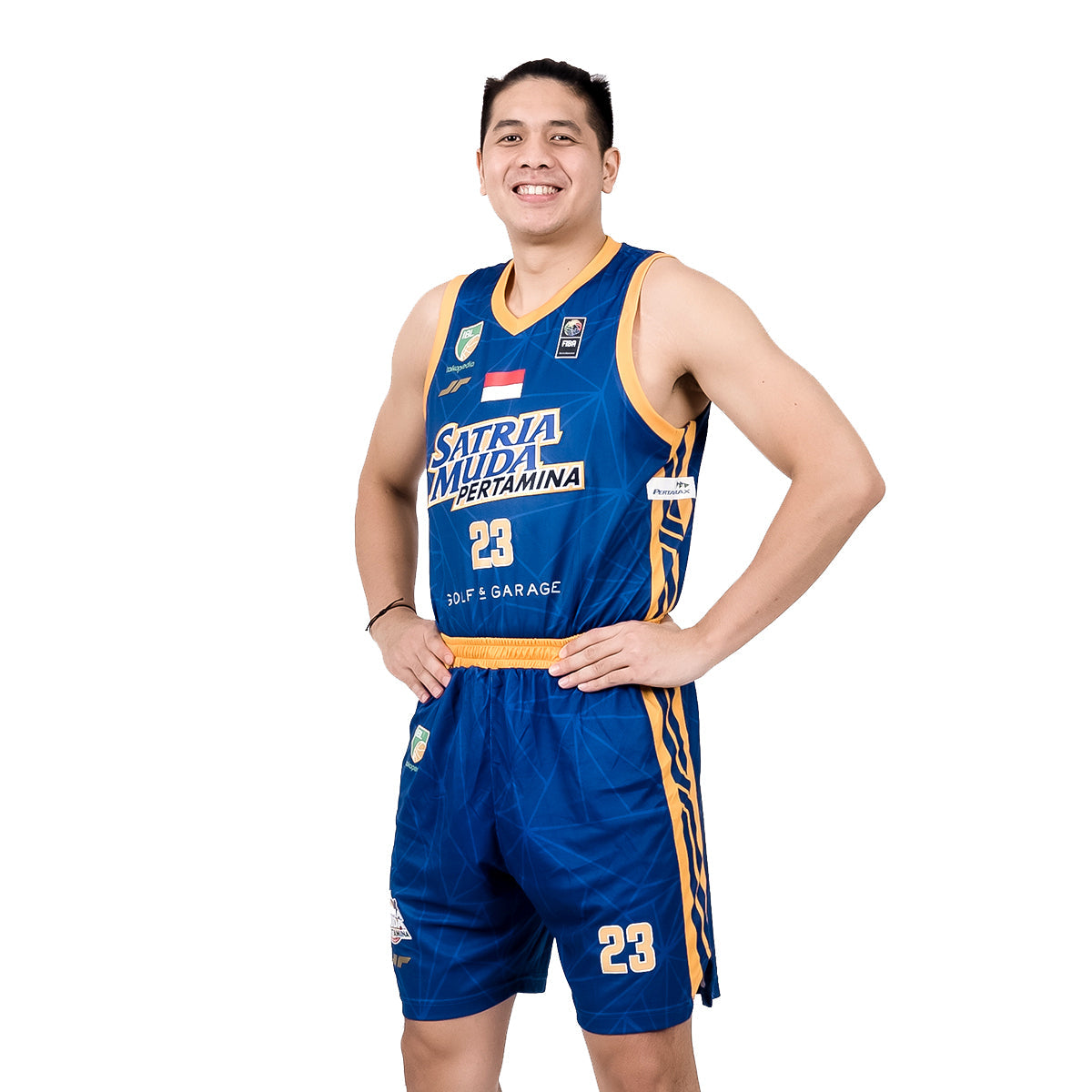 Juaraga Satria Muda Jersey Basket - Home 2023 - Biru