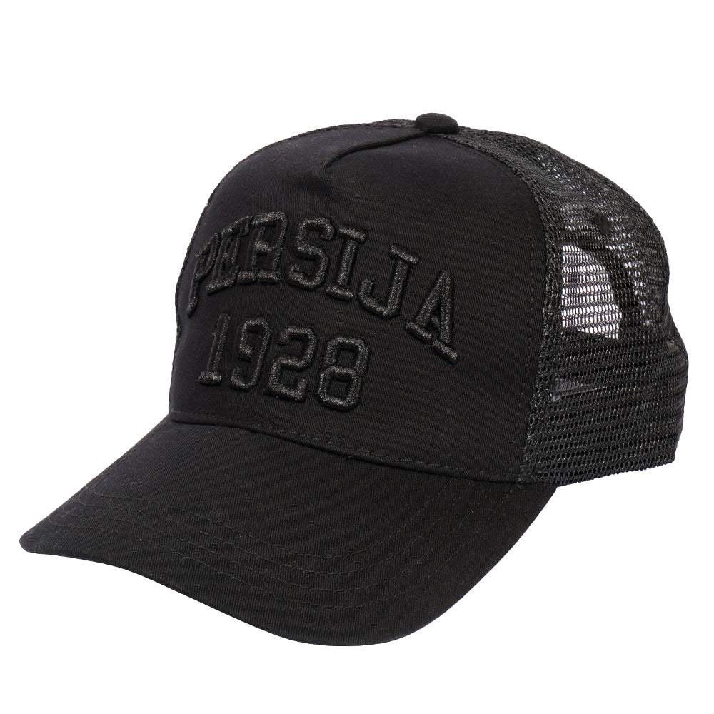 Juaraga Persija Topi Trucker 1928 Bordir - Hitam juaraga.id