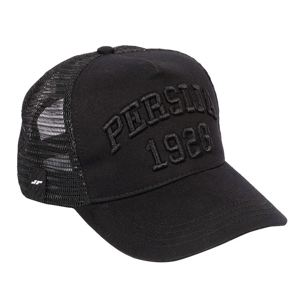 Juaraga Persija Topi Trucker 1928 Bordir - Hitam juaraga.id