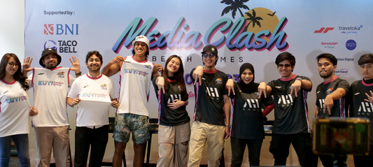 JUARAGA Jadi Mitra Apparel & Merchandise Resmi Media Clash 2.0 Beach Games