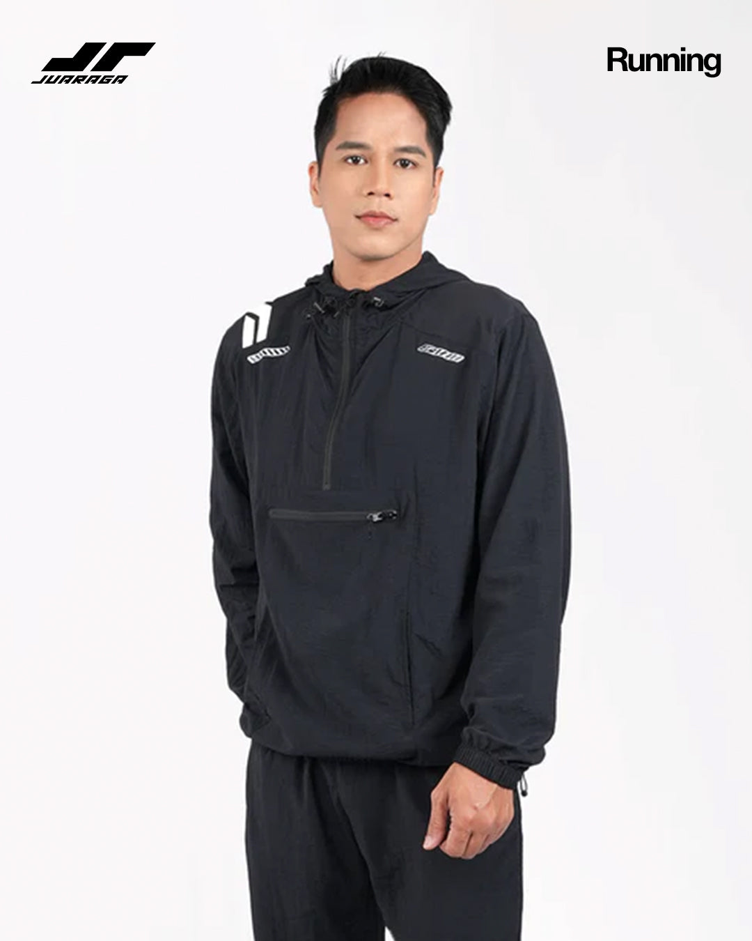 Juaraga Jaket Sport - Pria JR Force - Hitam