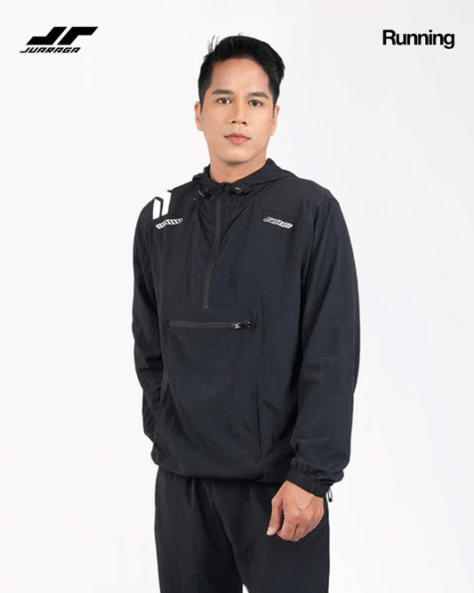 Juaraga Jaket Sport - Pria JR Force - Hitam