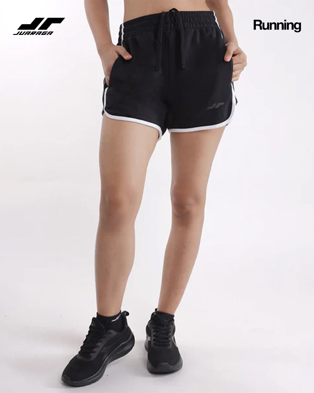 Juaraga Celana Pendek - JR Casual - Hitam