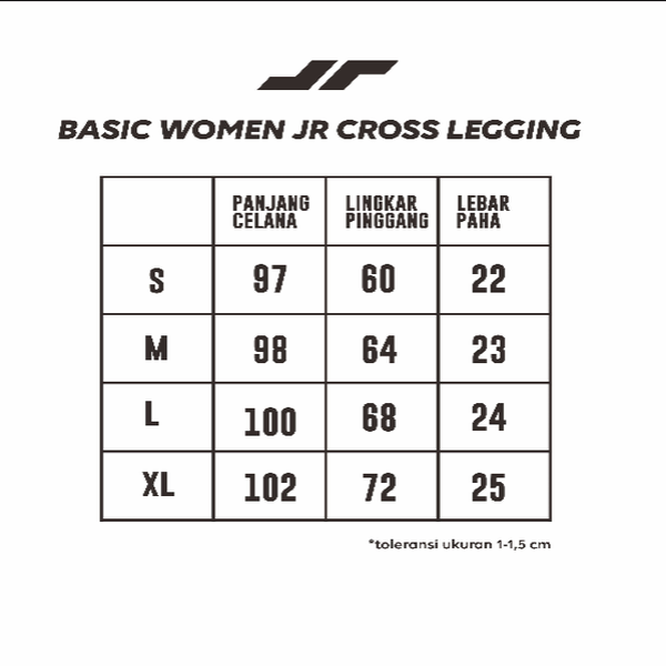 Juaraga Sport Bra / Legging - Wanita JR Cross - Putih Ivory