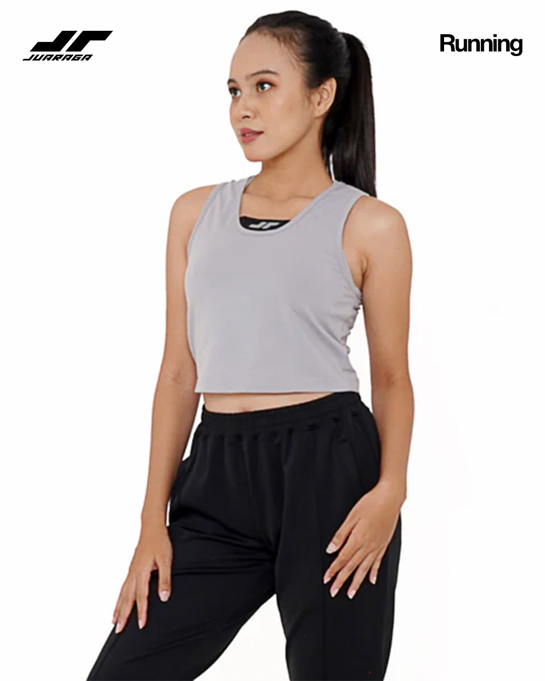 Juaraga Tank Top - Wanita JR Breathe - Abu