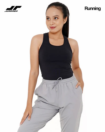 Juaraga Tank Top - Wanita JR Slim - Hitam
