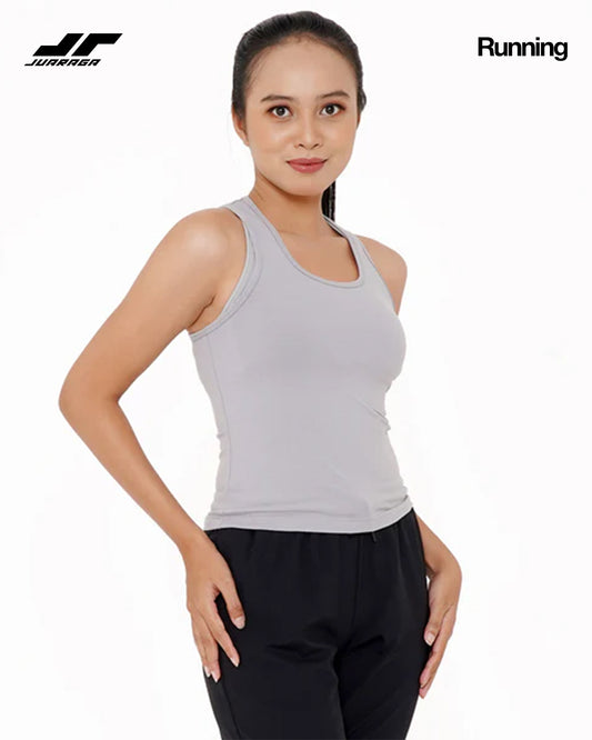 Juaraga Tank Top - Wanita JR Slim - Abu