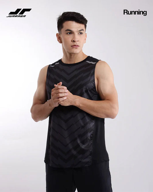 Juaraga Jersey Sport - Pria JR Physical - Hitam