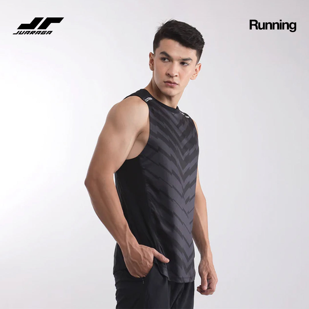 Juaraga Jersey Sport - Pria JR Physical - Hitam