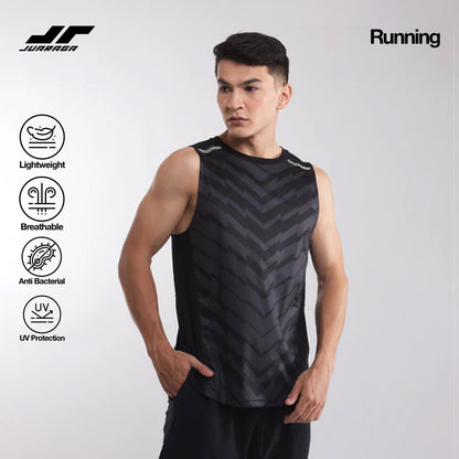 Juaraga Jersey Sport - Pria JR Physical - Hitam