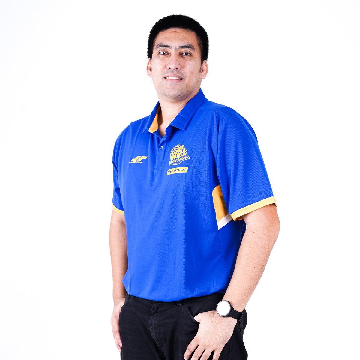 Juaraga Satria Muda Pertamina Polo Shirt 2025 - Biru