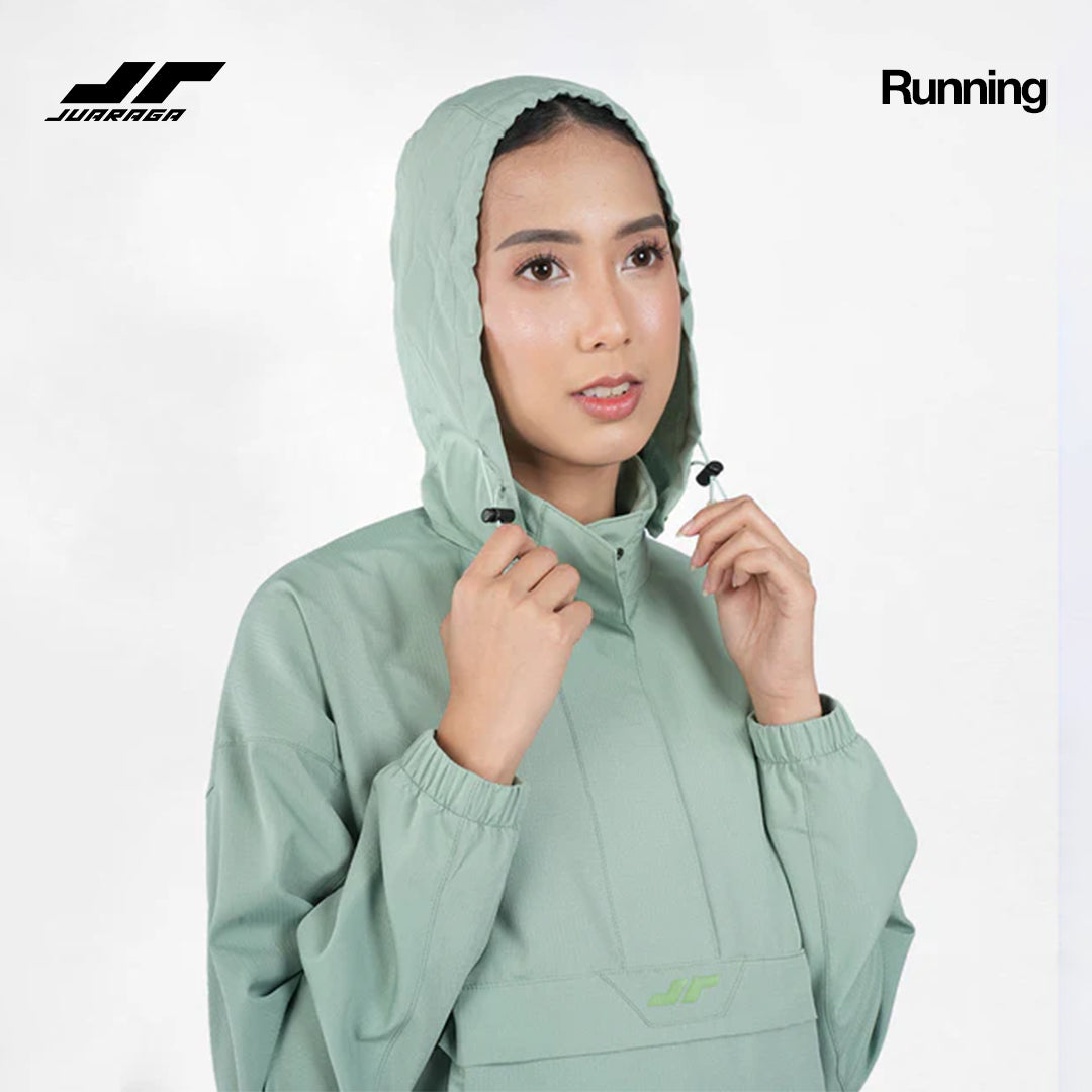 Juaraga Jaket Windbreaker - Wanita JR Wind - Hijau Olive