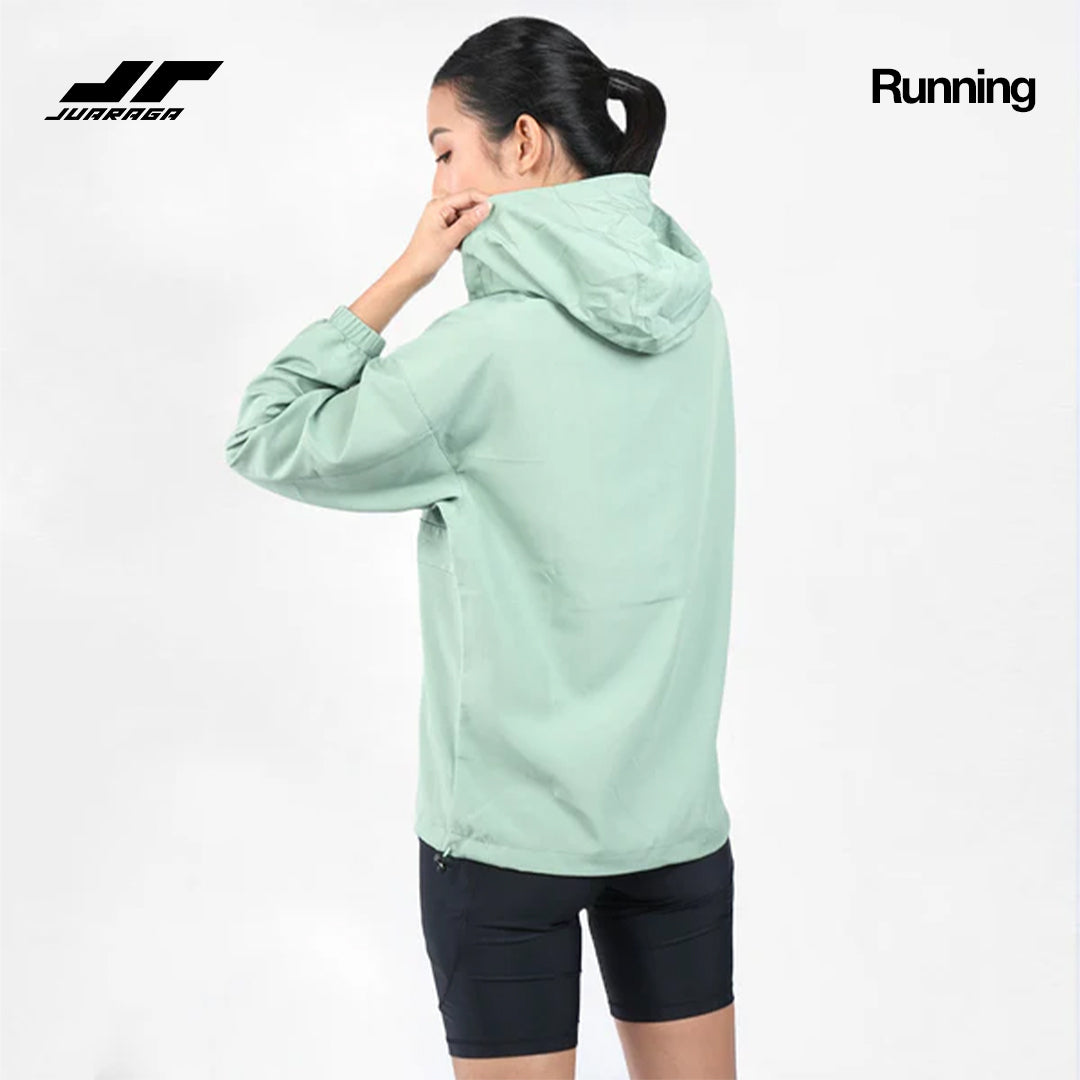 Juaraga Jaket Windbreaker - Wanita JR Wind - Hijau Olive