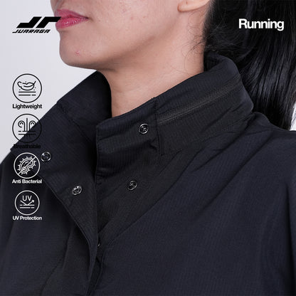 Juaraga Jaket Windbreaker - Wanita JR Wind - Hitam