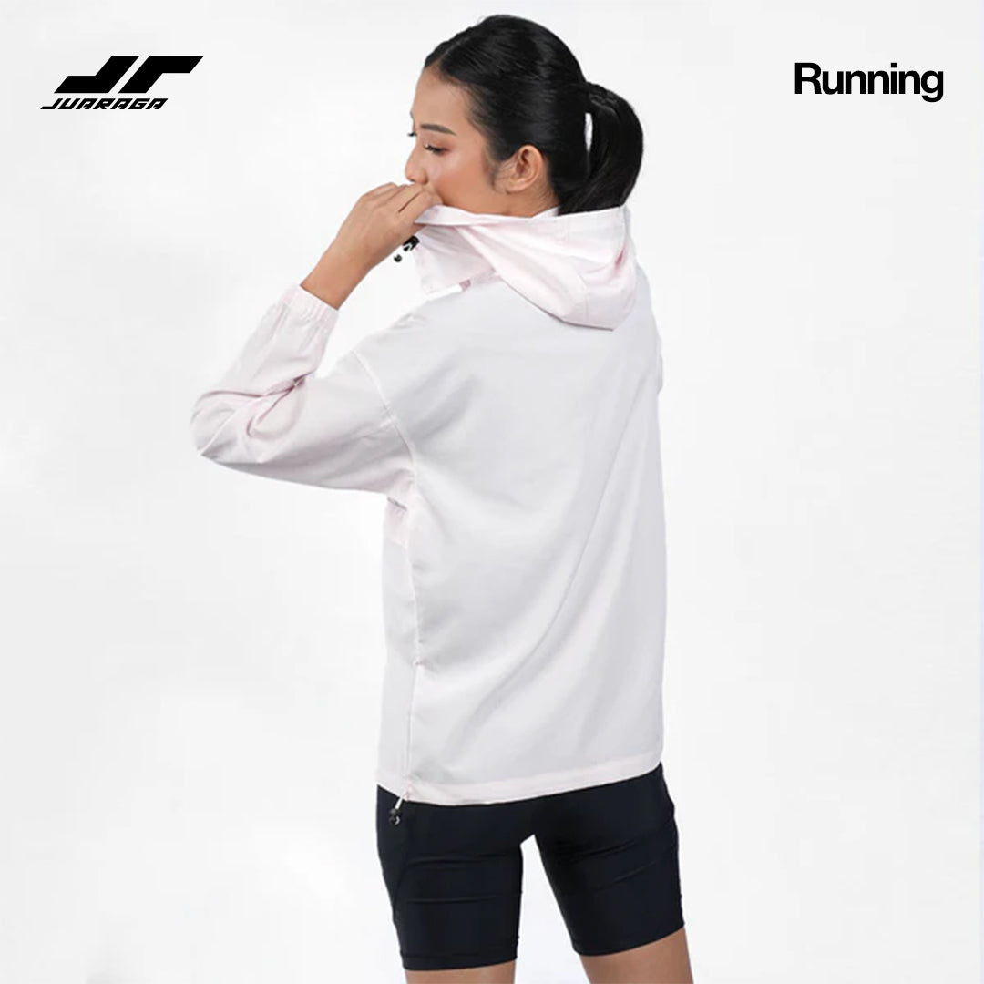 Juaraga Jaket Windbreaker - Wanita JR Wind - Baby Pink