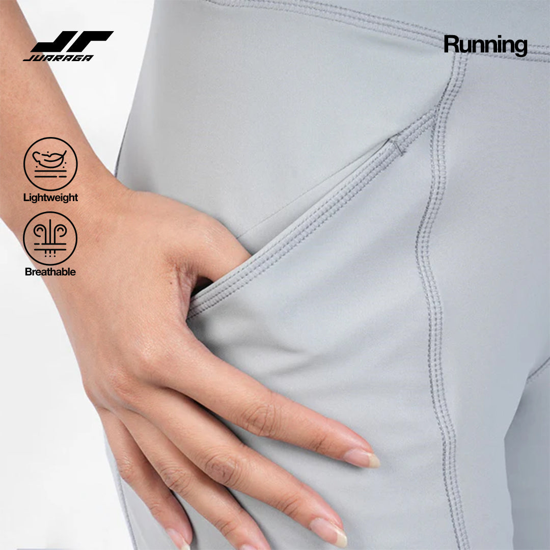 Juaraga Celana Legging - Wanita JR Trail - Abu