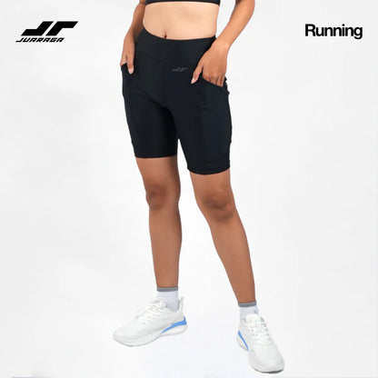 Juaraga Legging Sport - Wanita JR Trail - Hitam
