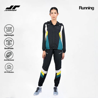 Juaraga Jaket Sport - Wanita JR Bloom - Hitam