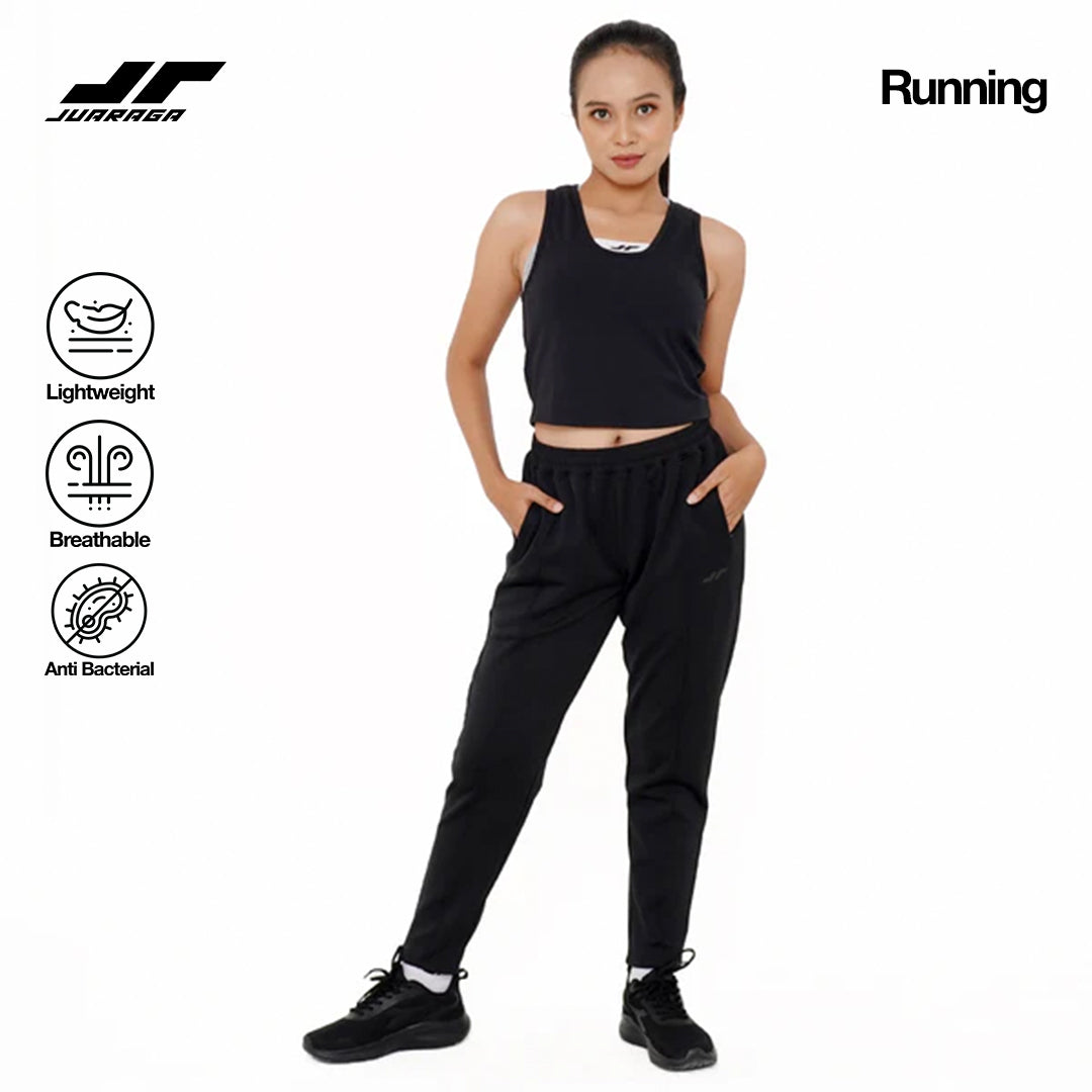 Juaraga Tank Top - Wanita JR Breathe - Hitam