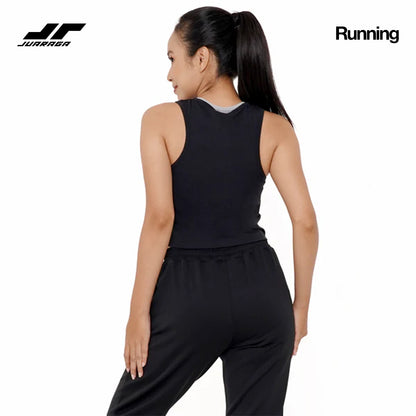 Juaraga Tank Top - Wanita JR Breathe - Hitam