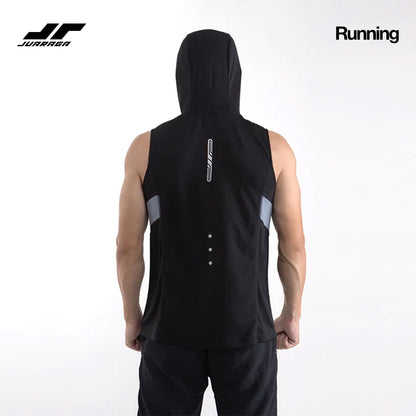 Juaraga Jersey Hoodie Sport - Pria JR Empower - Hitam