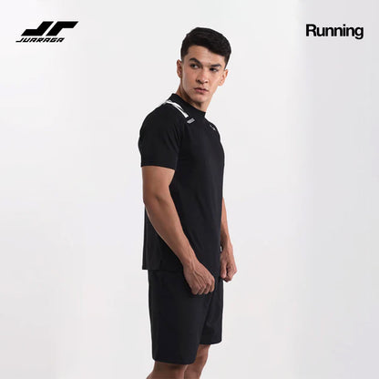 Juaraga Jersey Sport - Pria JR Force - Hitam