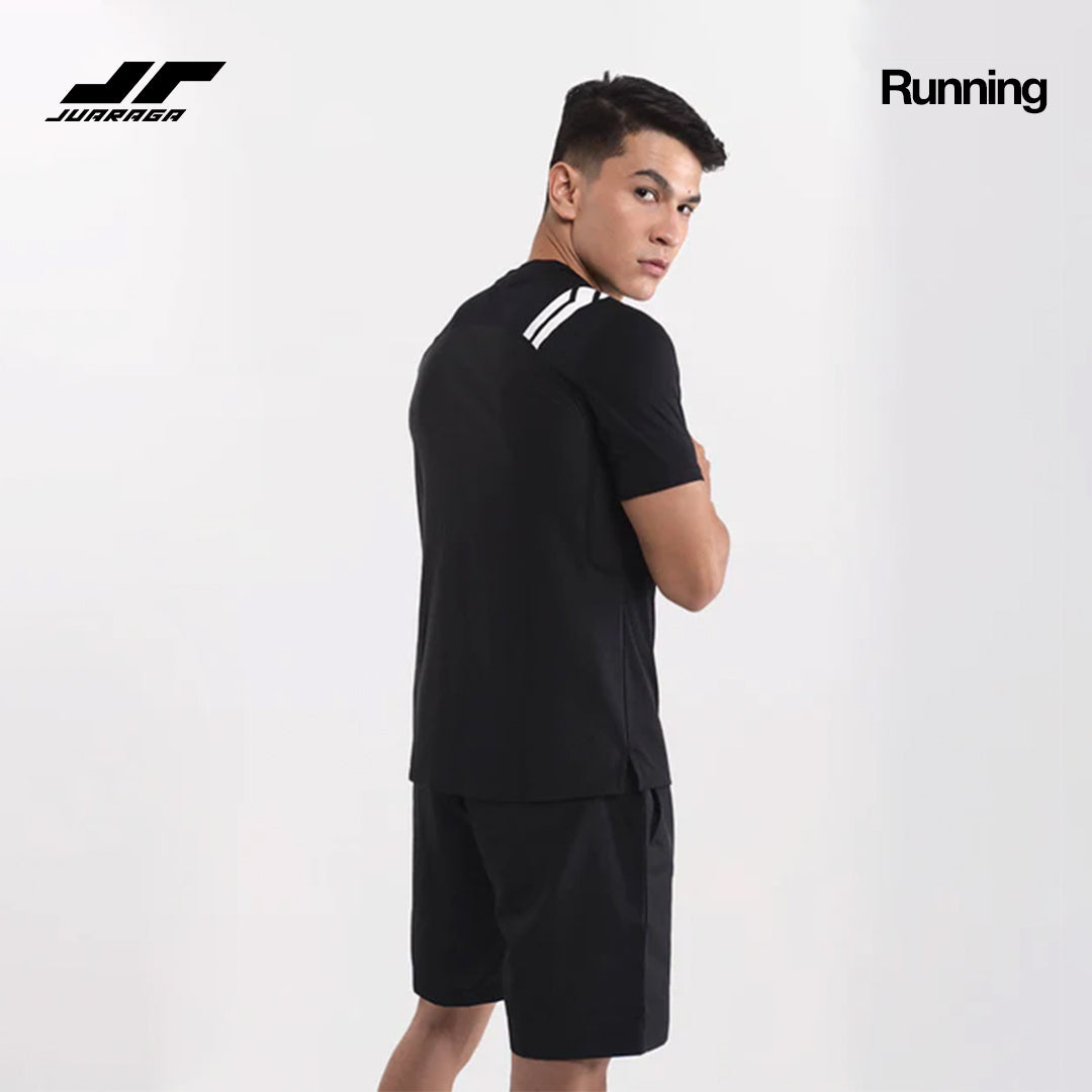 Juaraga Jersey Sport - Pria JR Force - Hitam