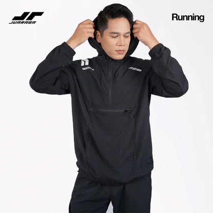 Juaraga Jaket Sport - Pria JR Force - Hitam