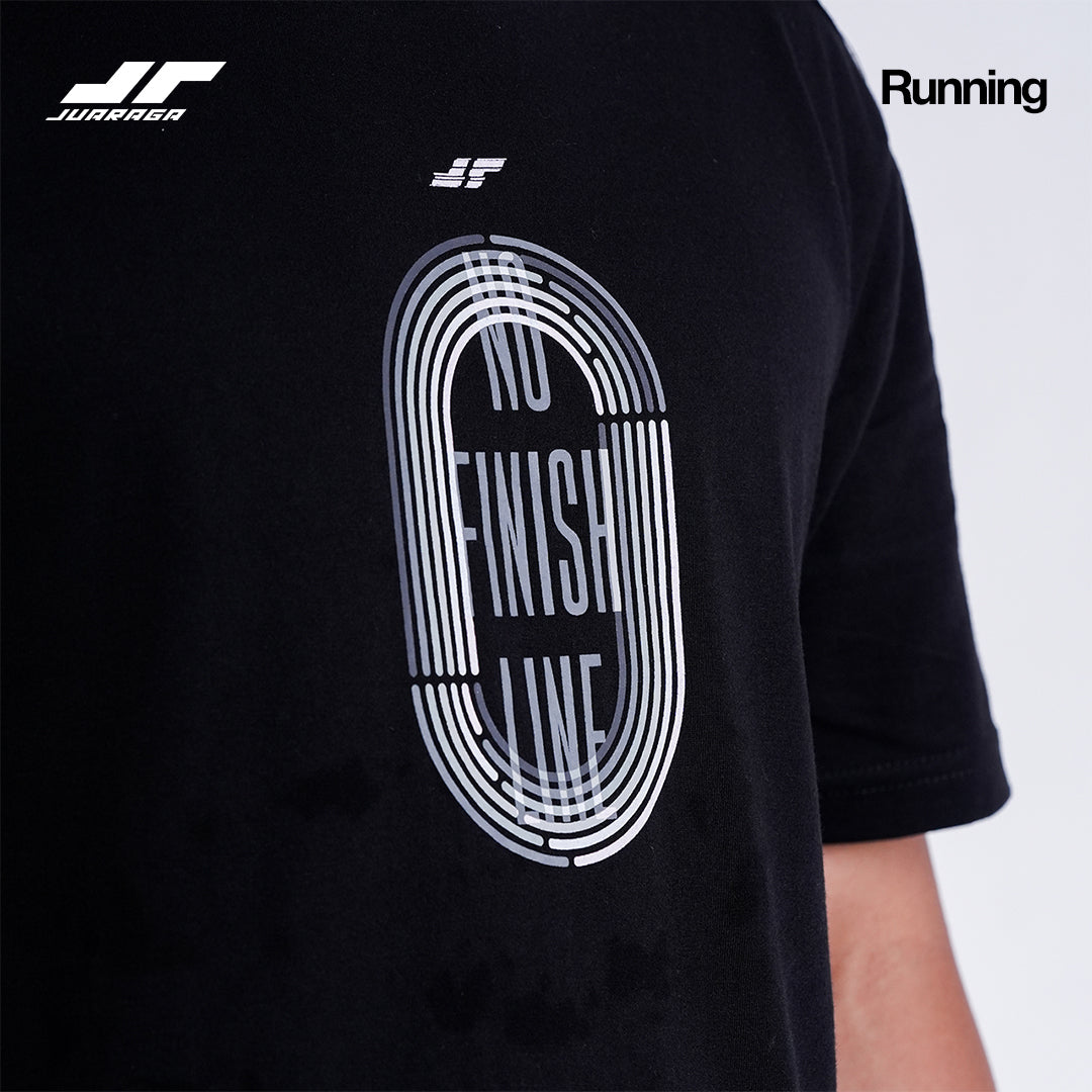 Juaraga T-Shirt Running Limiteless - Black