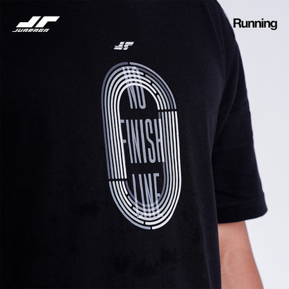 Juaraga T-Shirt Running Limiteless - Black