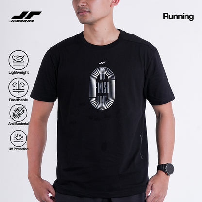 Juaraga T-Shirt Running Limiteless - Black