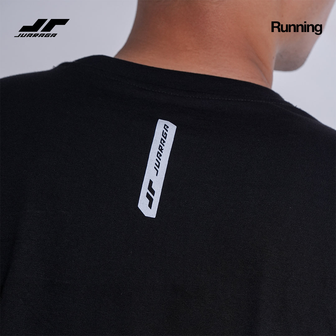 Juaraga T-Shirt Running Limiteless - Black